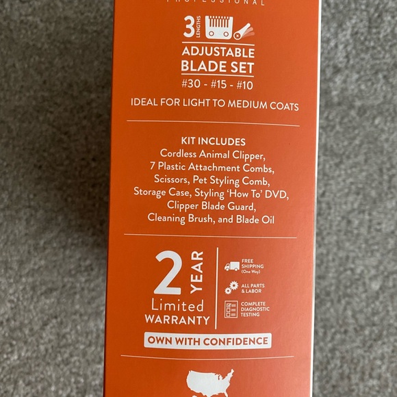 Wahl Pro 5 Style Cat & Dog Grooming Clippers - Precision Pet Clippers - Cordless - Picture 3 of 3